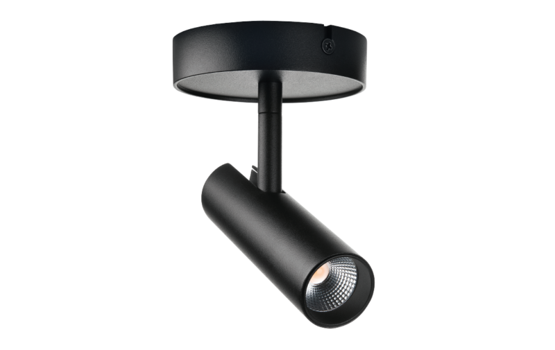 SG LIGHTING Tube Micro S zwart LED 3000K Fase afsnijding
