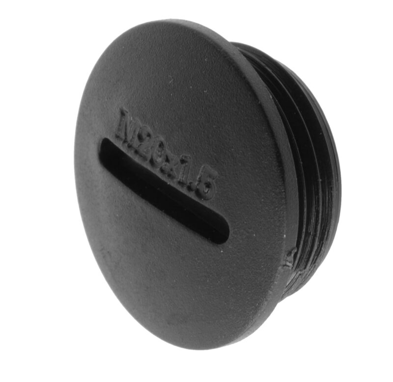 GSV PVC STOP METRISCH M20 ZWART
