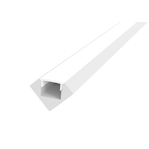 Integratech Profiel ALU45 wit 2m plexi mat incl. toebehoren