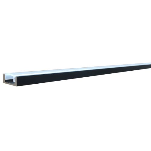 Integratech Led profiel Baseline 17x7 2m zwart
