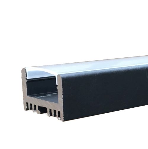 Integratech Led profiel Baseline 26x17 2m zwart