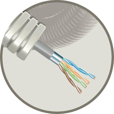 Snelflex SNELFLEX + FTP 4*2*AWG24/1 CAT5E R100
