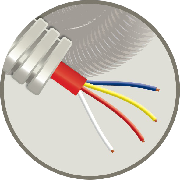 Snelflex SNELFLEX + SVV 4*0,8 rood/rouge R100
