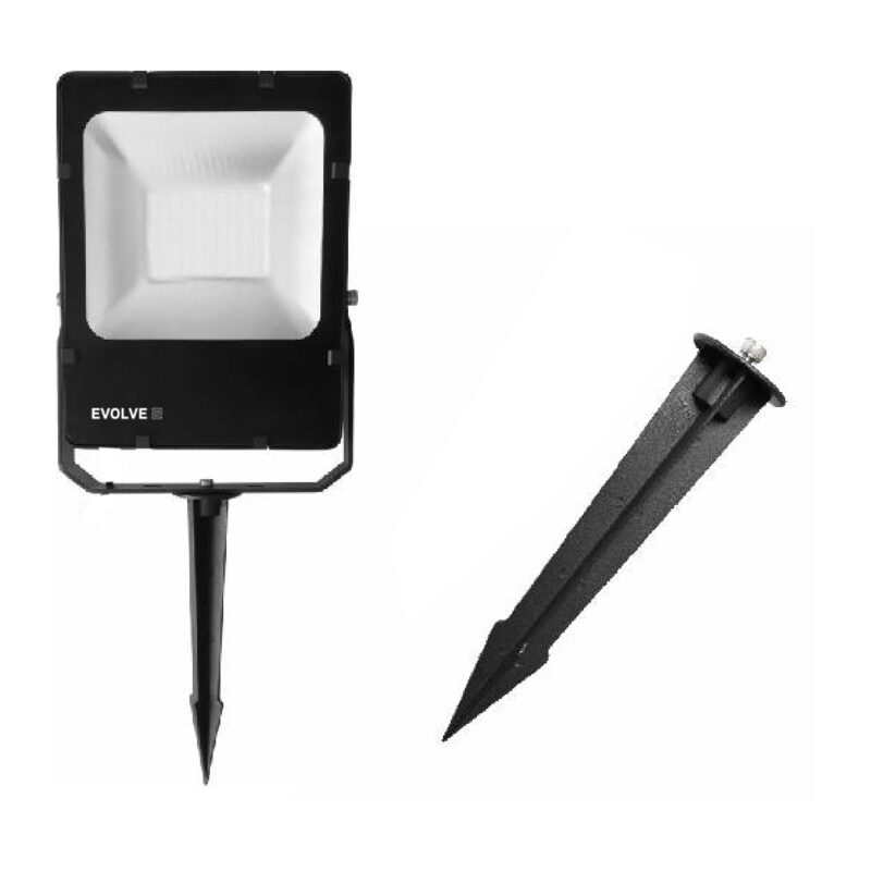 Integratech Grondpin voor Evolve 27cm zwart