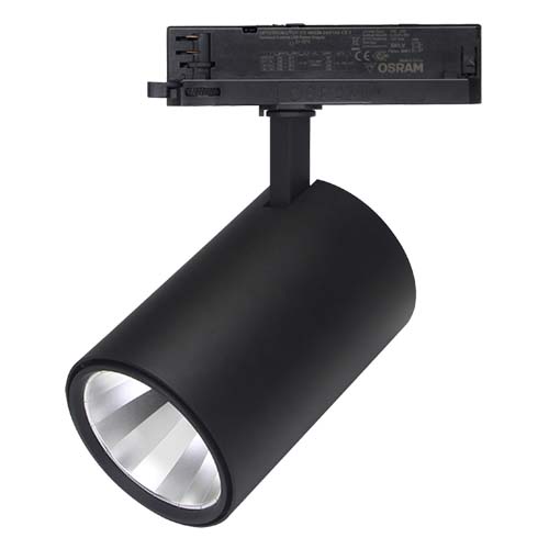 Integratech Tracklight F1 45W 3000K CRI90 zwart intrack driver