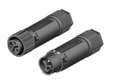 Integratech Verbindingsset 3-polig IP68 2,5mm² male-female