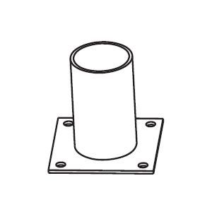 Integratech Streetlight muurbeugel T 60mm lichtgrijs