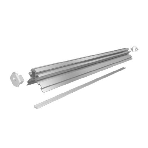Integratech Profiel buitenhoek OCORN 3m incl. toebehoren