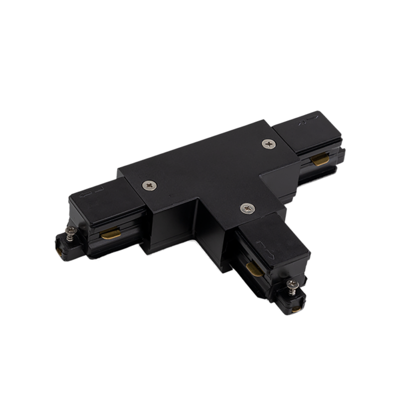 Louis MMXXII Mini 1-Circuit T Connector Left1 Black-1-phase track accessory------