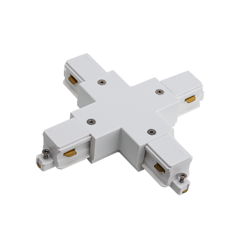 Louis MMXXII Mini 1-Circuit X Connector White-1-phase track accessory------