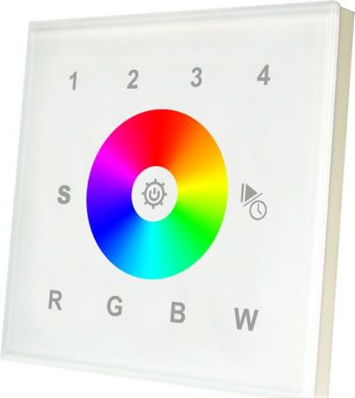 Integratech Draadloze kit RGB(W) wandzender 4 zones wit