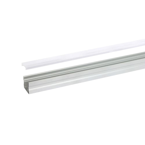 Integratech Profiel SL15 alu 2m klare plexi incl. toebehoren