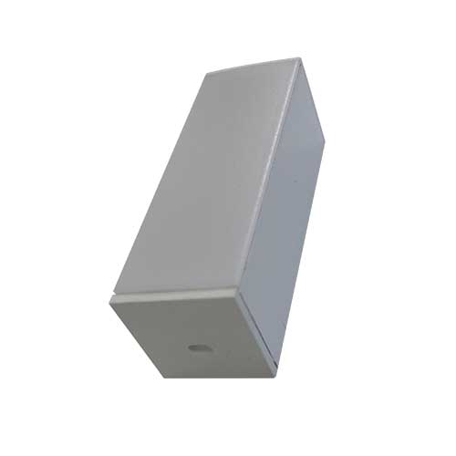 Integratech Profiel SL Flat 25x25 wit 2m diff opaal  incl acc