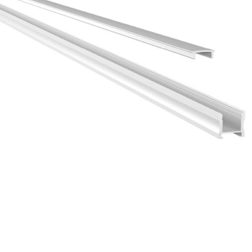 Integratech Profiel SLI15 wit 2m matte plexi incl. toebehoren