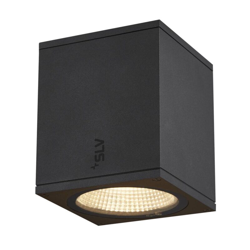 SLV ENOLA SQUARE M outdoor LED plafondarmatuur antraciet