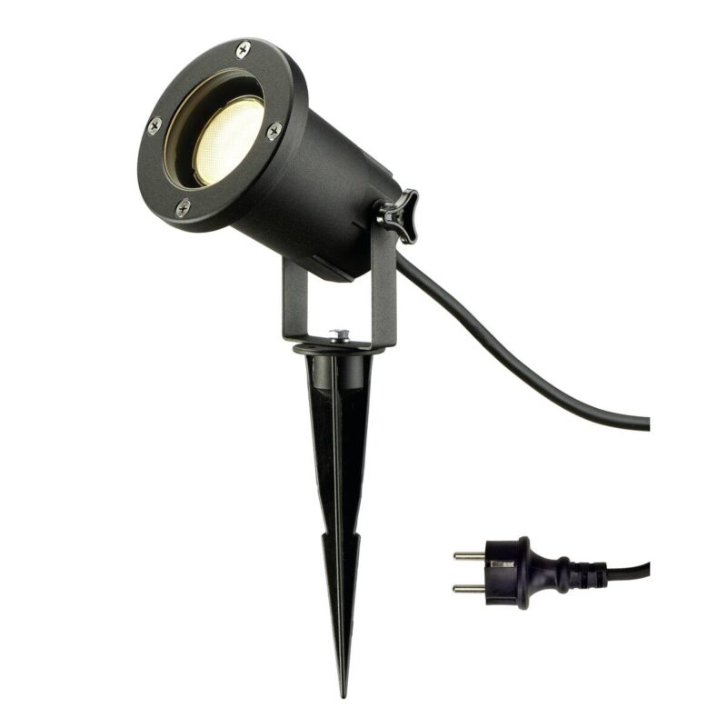 SLV NAUTILUS 15 QPAR51 SPIKE zwart IP65
