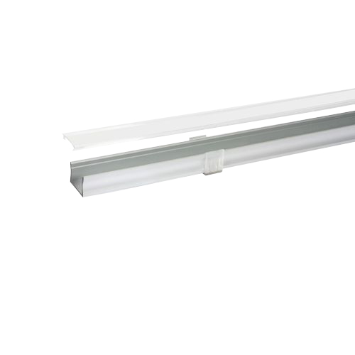 Integratech Profiel SLW15 alu 2m matte plexi incl. toebehoren