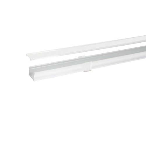 Integratech Profiel SLW15 wit 2m matte plexi incl. toebehoren