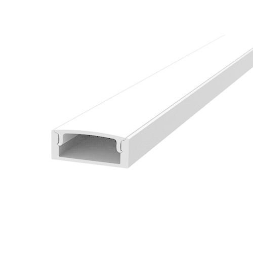 Integratech Profiel SLW8 wit 2m matte plexi incl. toebehoren