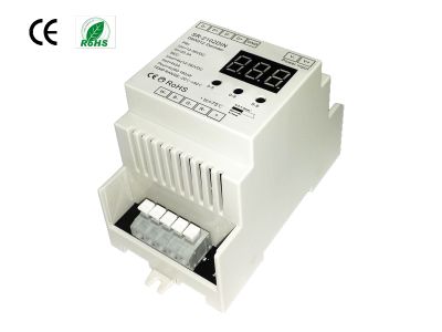 Integratech Controller DMX naar PWM RGB(W) 4x5A din-rail