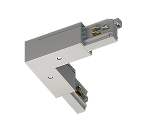 Integratech Bocht rechts universele 3 fase rail 7p wit
