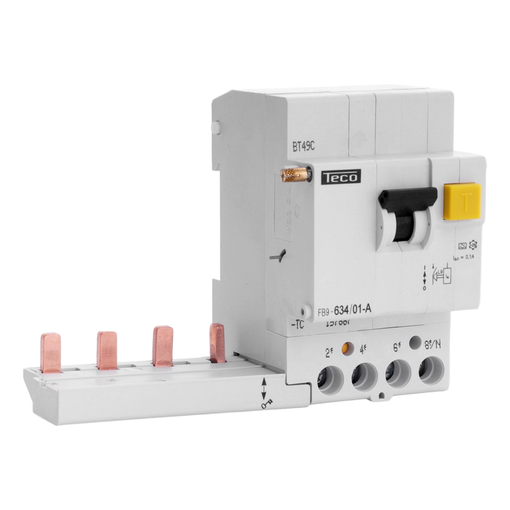 TECO Blocdifferentieel TC 4P max 63A 100mA Type A