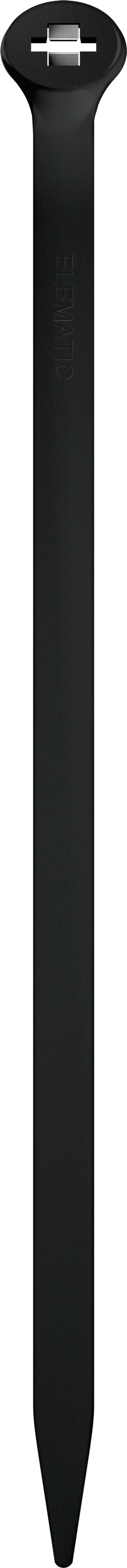 ELEMATIC Kabelbinder met dubbele vertanding 2-lock 7.5x360 zwart