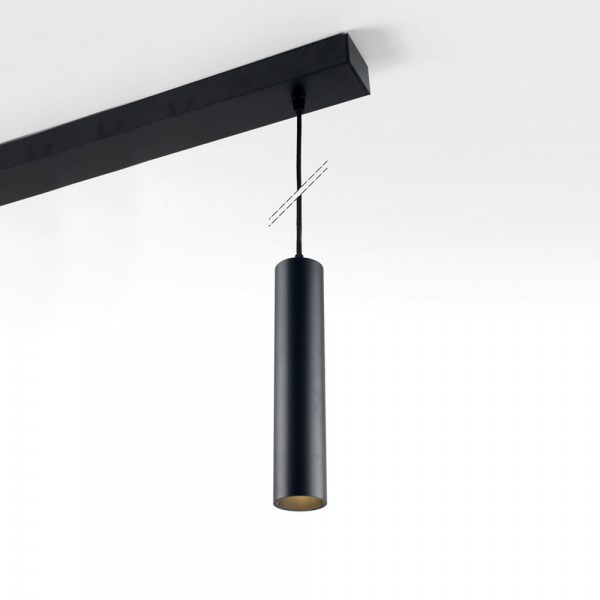 EXTERUS Doxx Mini tube L Suspension LED black 927 R24