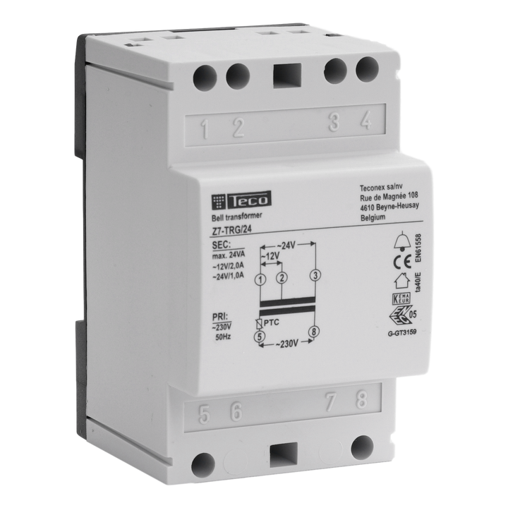 TECO Beltransformator TC 24VA 230VAC-12/24VAC