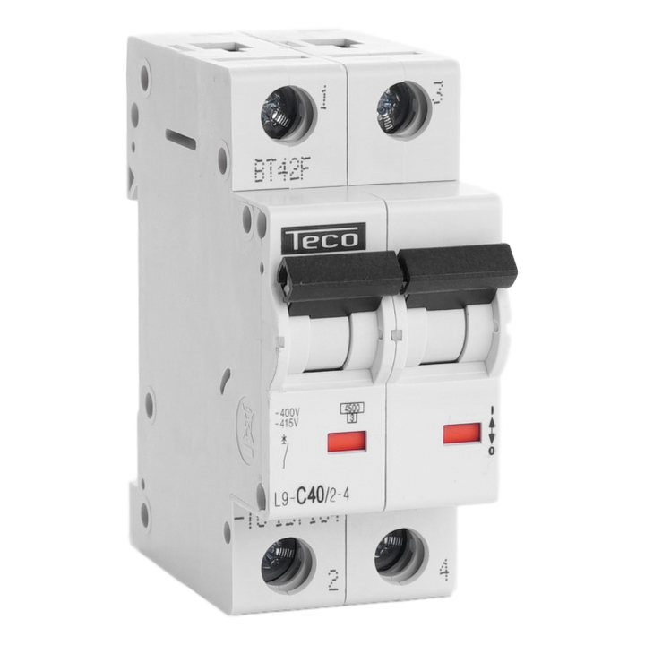 TECO Automaat TC 2P 40A 4,5kA Curve C