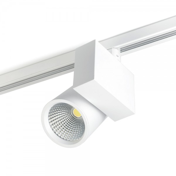 EXTERUS Flat Hores T - White Texture - 3900lm - GOLD - 30° - incl. driver