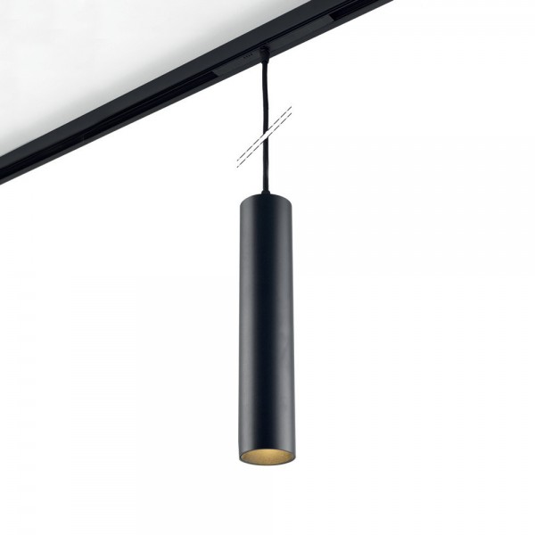 EXTERUS MINI TUBE L SUSPENDED IN-TRAC BLACK LED 927 R24