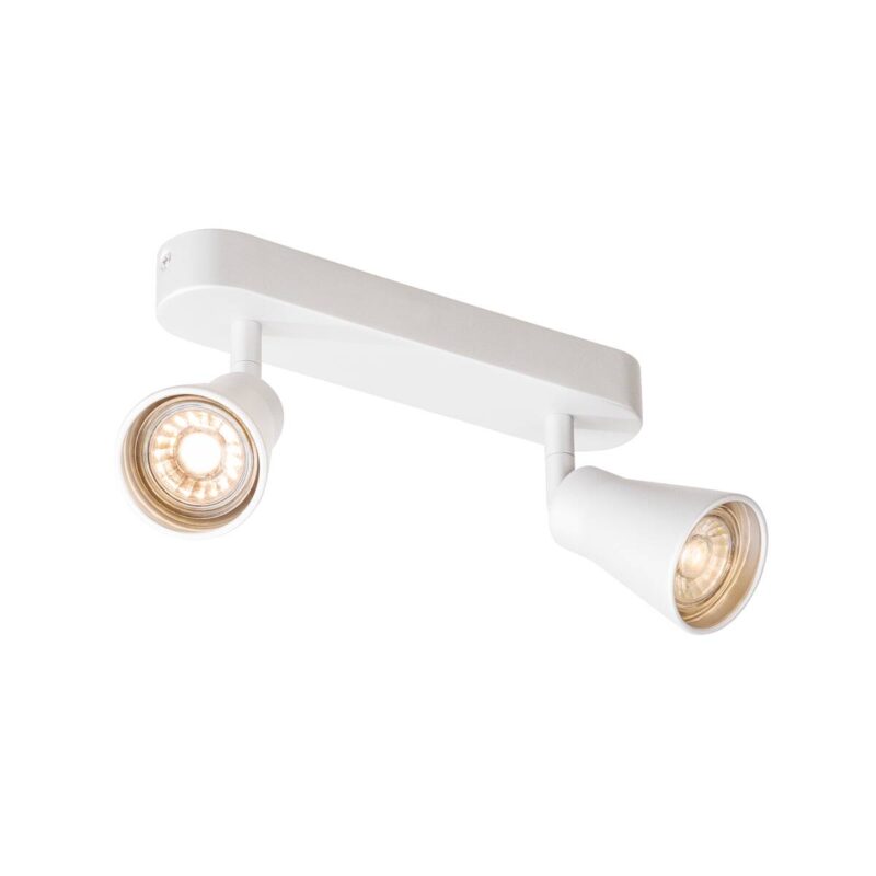 SLV AVO CW Double, indoor wand- en plafondarmatuur, QPAR51, wit, max. 50W