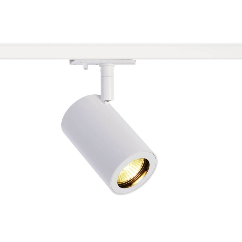 SLV ENOLA B GU10 WIT MET 1 FASE ADAPTER