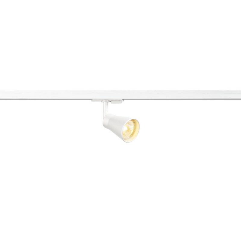 SLV AVO, spot voor 1-fase 230V stroomrail, QPAR51, wit, max. 50W