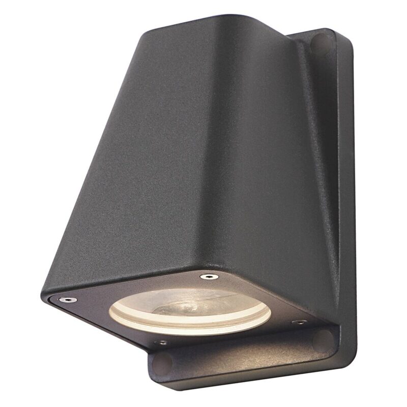 SLV WALLYX outdoor wandarmatuur, QPAR51, IP44, antraciet, max. 50 W,