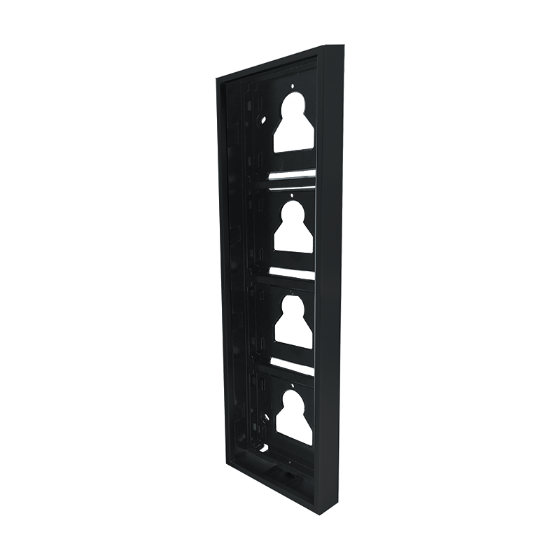 COMELIT OPBOUWBEHUIZING 4 MODULES ULTRA, ZWART
