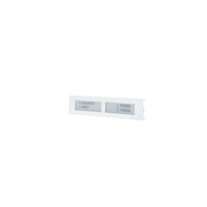COMELIT DUBBELE DRUKKNOP METAL ULTRA, WIT